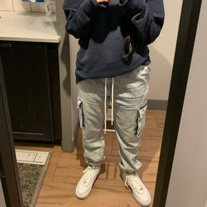 drawstring acid wash joggers